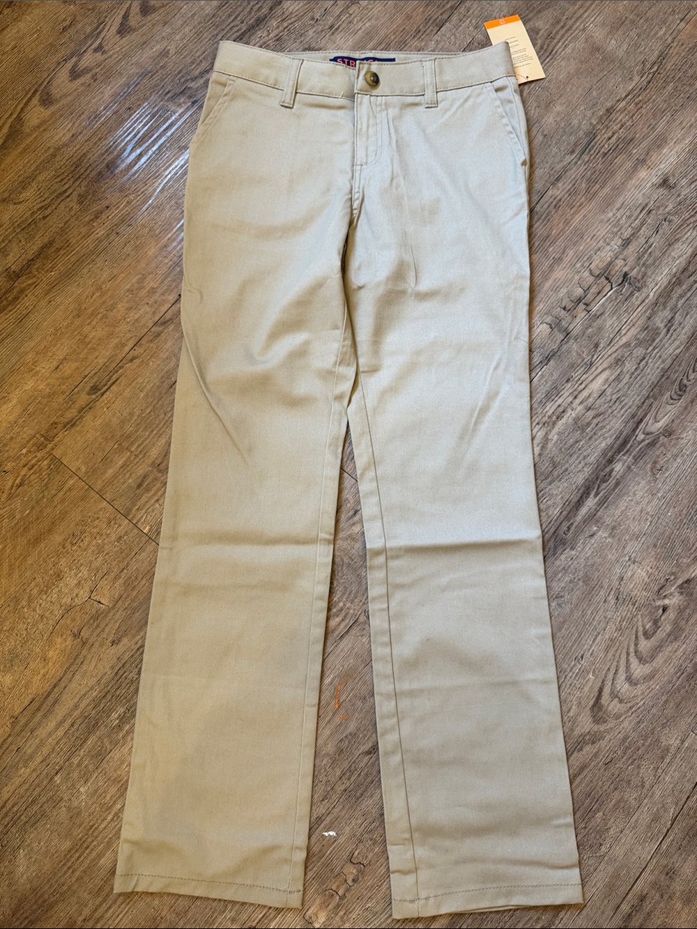 French Toast Khaki Straight-Leg Chinos - Light Beige